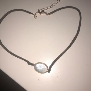 14KT Gold Mother Of Pearl Cord Bracelet